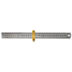 Woodworking Pocket Ruler Metal Slide Stop Marking Ruler Marking Gauge