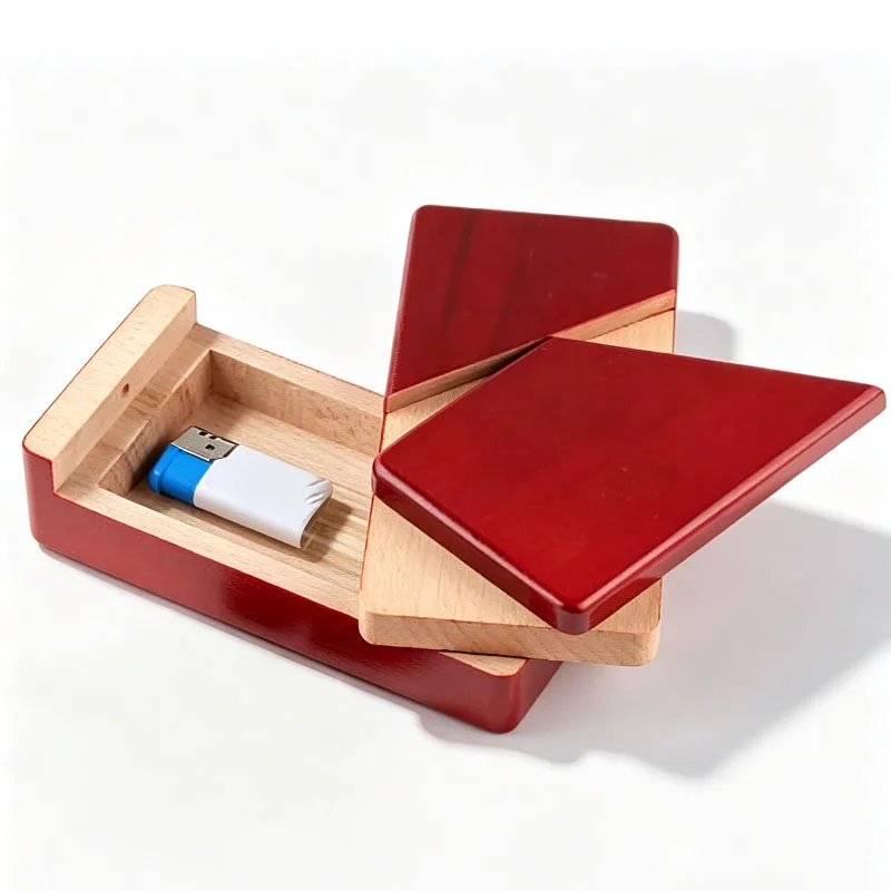 Impossible Puzzle Box for Adults & Teenagers Valentine's Day Surprise Gifts Wooden Brain Teaser Magic Secret Drawers IQ Toys view 4