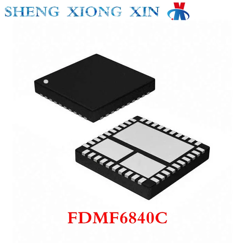 

5pcs/Lot 100% New FDMF6840C PQFN-40 Gate Driver Chip 6840C Integrated Circuit