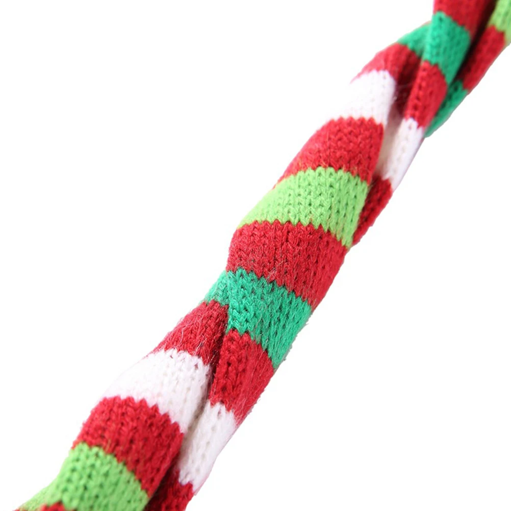 

Soft Pet Dog Scarf Acrylic Fabric Christmas Puppy Decoration Adjustable Neck Warm Gift for Holiday Party Dog Accessories 1PC