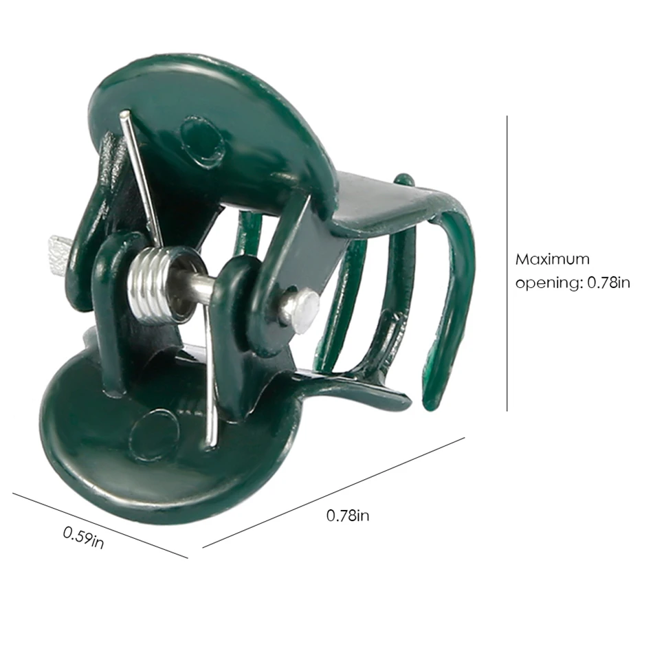 Clips de Support de plante en plastique, 100 pièces, pour tige d\'orchidée, pour Support de vigne, légumes, fleur, faisceau, serrage de branche,