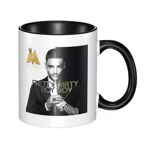 Maluma Tour Mug Funny Ceramic Coffee Cups Tea Mugs Milk Cup Drinkware Gifts for Woman Man