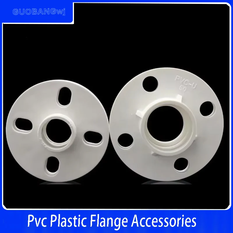 

Pvc Plastic Flange Accessories 20 25 32 40 50 63 75 90 110 160 200mm Pipe Connecting Accessories