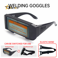 Automatic Dimming Welding Glasses Light Change Auto Darkening Anti-Eyes Shield Goggle for Welding Mask Equipment Accessories