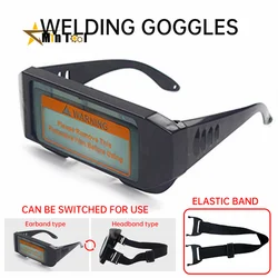 Automatic Dimming Welding Glasses Light Change Auto Darkening Anti-Eyes Shield Goggle for Welding Mask Equipment Accessories