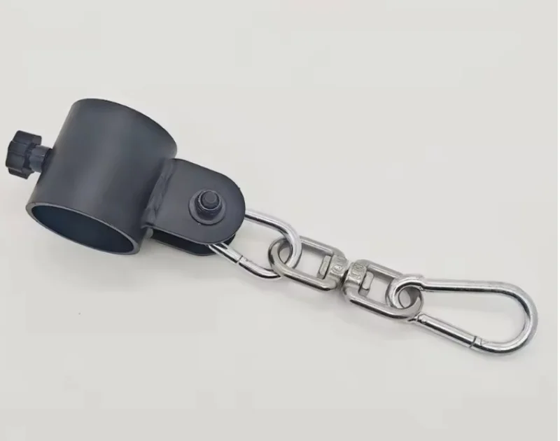 2026 Gym Barbell Sleeve with Rotating Hook 50 mm Bar Collar for Strength Training Rowing Pull Down Exercises Barbell Row Attachm