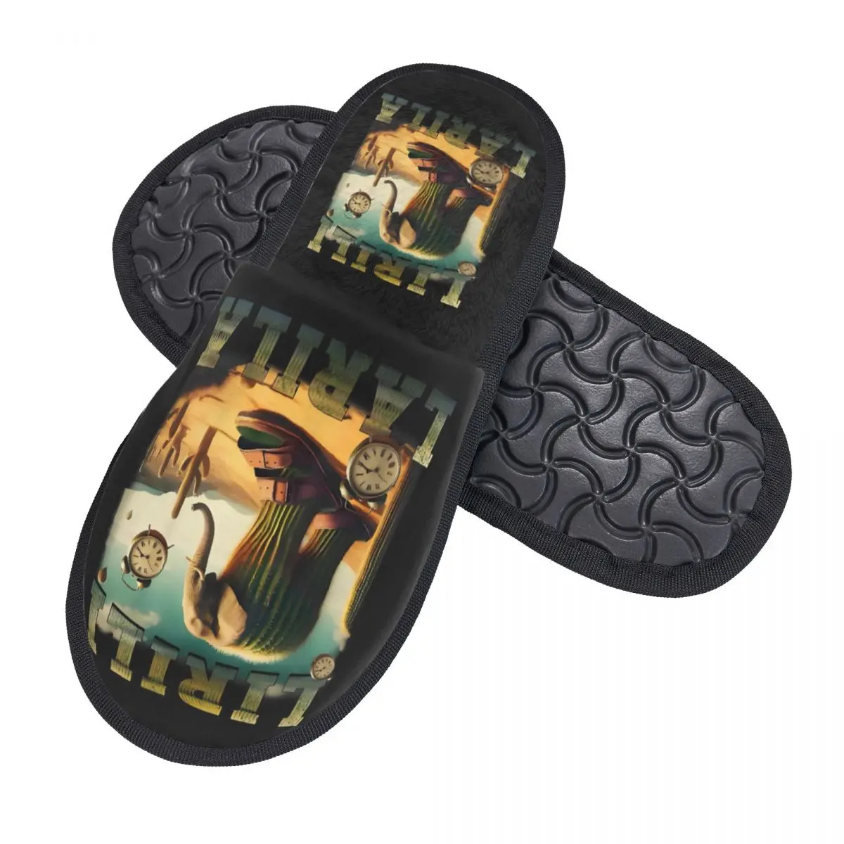 Custom Italian Brainrot Guest Slippers for Bedroom Women Animals Cartoon House Slipper