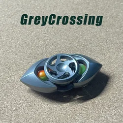 GreyCrossing Feeling Fingertip Gyro Metal Stress Relief Toys Finger Spinner