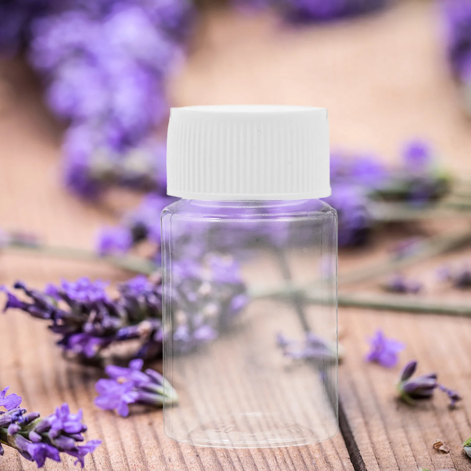 10 قطعة زجاجات كاشف مختبر واسعة الفم حاوية تخزين بلاستيكية شفافة تصميم شفاف سهل التعبئة صب للمختبر والمكتب المنزلي