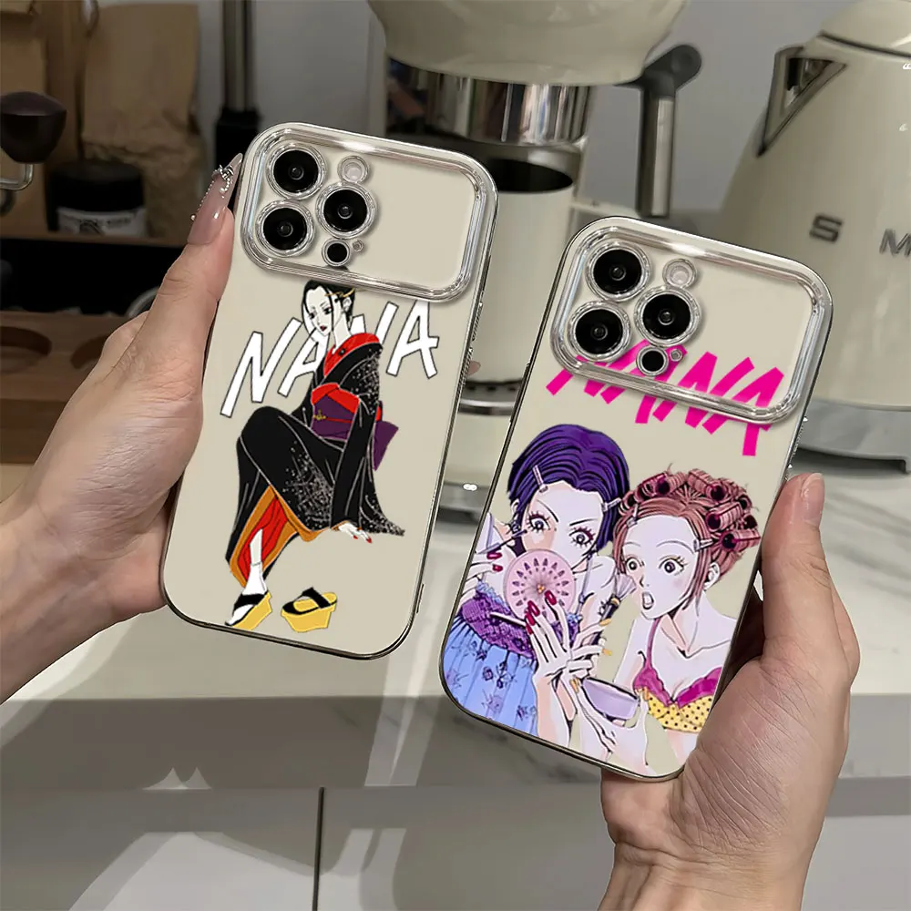 Comics N-Nana Osaki Electric Ferry Large Window Phone Case For iPhone 12 11 13 14 15 16 Pro Max Plus Shell