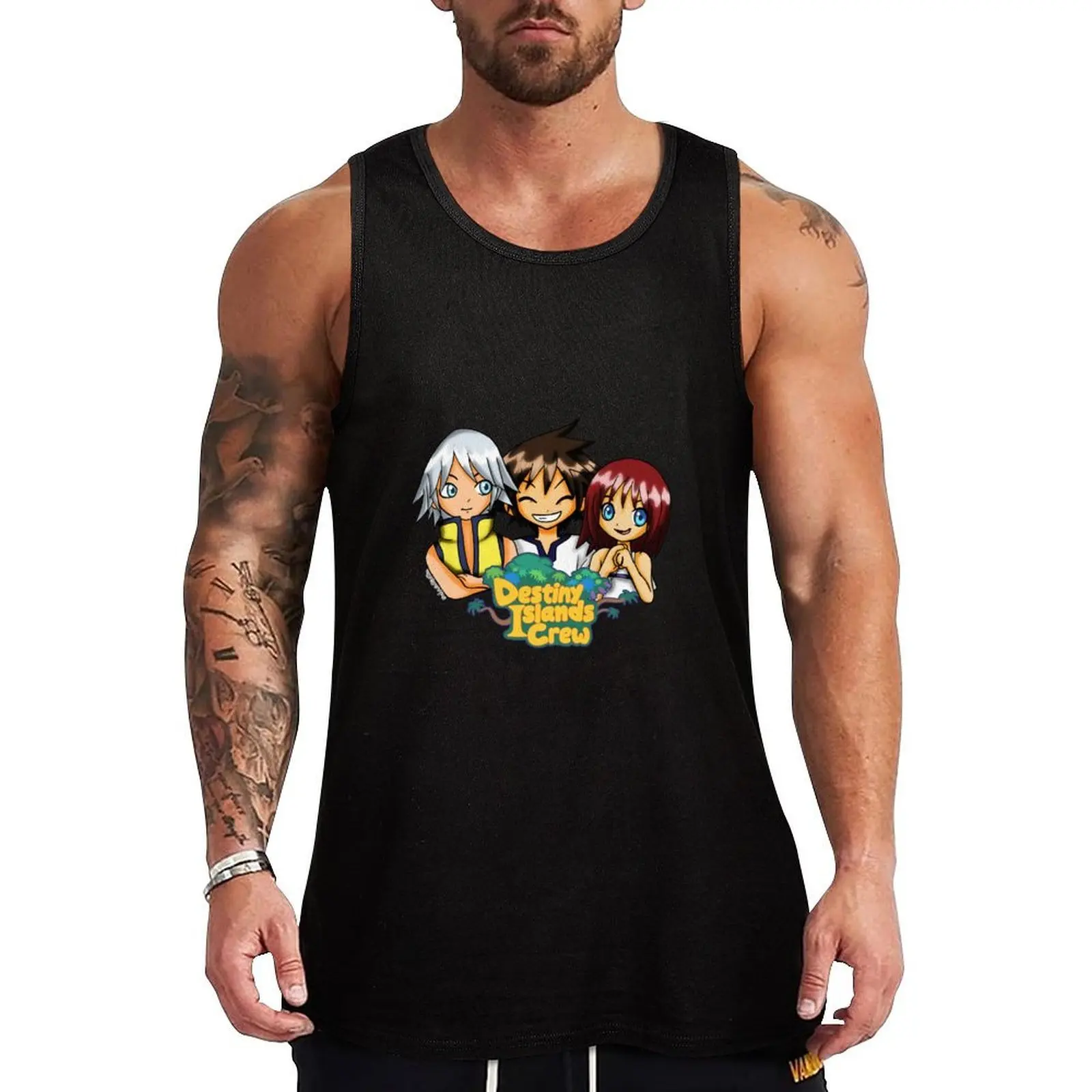 Destiny Islands Trio Tank Top Workout Débardeur de sport respirant sans manches
