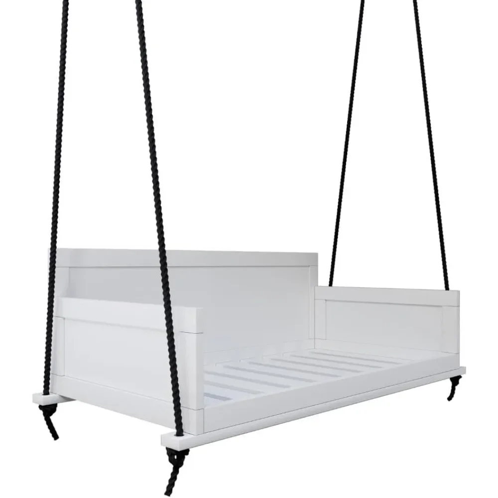 Modern veranda-schommelbed met rugleuning, gemaakt van Amerikaans oven gedroogd grenenhout (6 voet)