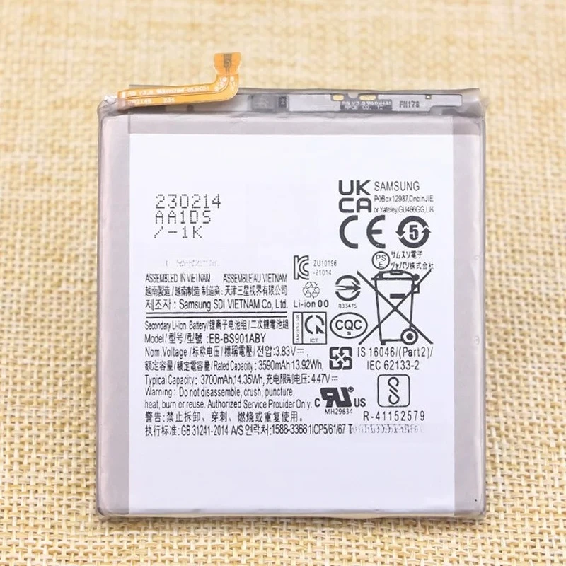 For samsung s22 mobile phone battery sm-s9010 s22 ultra original battery eb-bs901aby