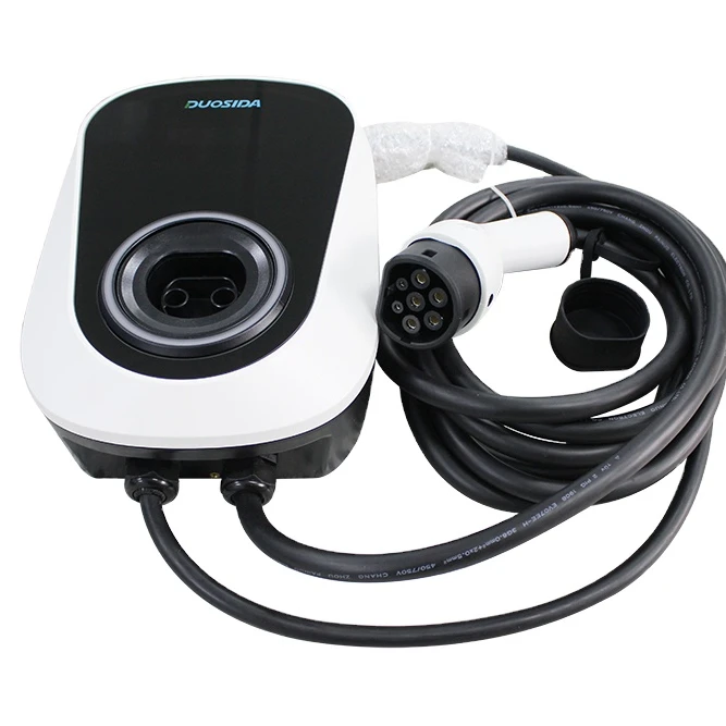 

High Quality AC EV Type2 7kw Electric Car Station Charger wifi Wallbox ev charging station commercial for byd