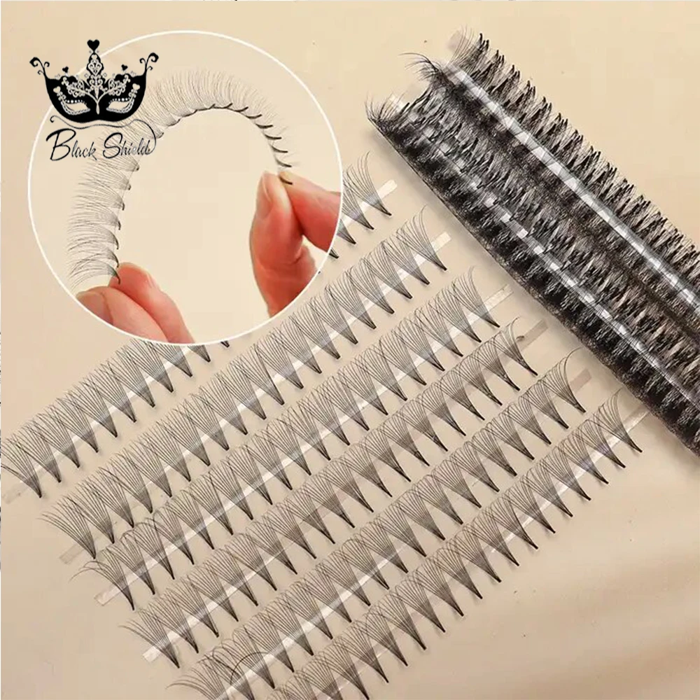 3D-20D 0.03 Pointy Base Promade Lash Fans 500 Fans Rapid Mega Storage Lash Tray 0.05 Handmade Promade Sharp Pointy Bade Fans
