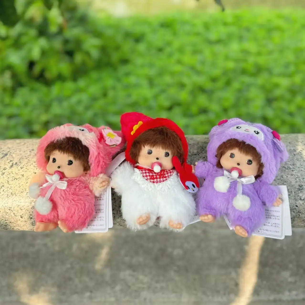 

Cute ‌Monchhichi Keychain Kawaii Keychains for Bags Monchhichi Doll Hanging Pendants Children's Day Birthday Gift