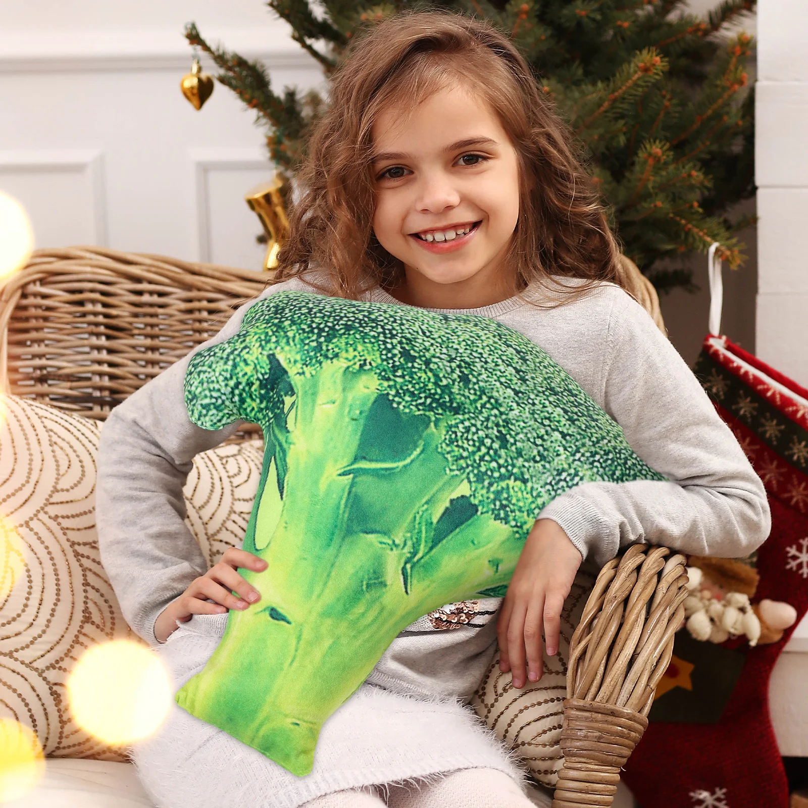 

Реалистичная подушка-брокколи, мягкая овощная подушка для детей, домашний диван, кровать, декоративная подушка, мягкие игрушки