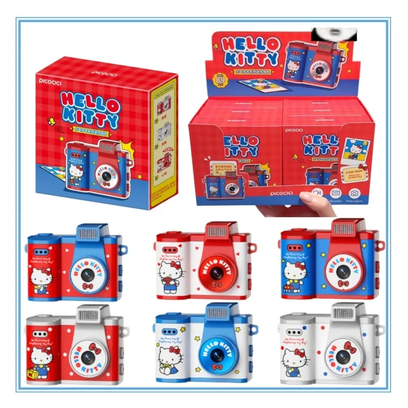 In Stock Original Hello Kitty Vital Signal Mini Camera Series Blind Box Anime Character Model Collection Holiday Toys Gifts