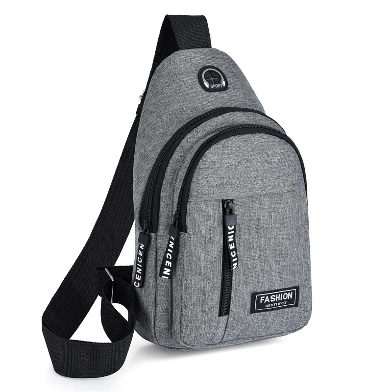 Neue Männer Umhängetaschen Brust Tasche Multifunktionale Umhängetaschen Reise Sling Bag