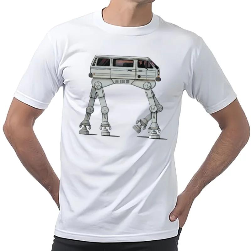 SPAPEX T3 Walker Vanagon hommt-shirt décontracté hommhauts Hipster rétro camping-car Van Robot imprimé t