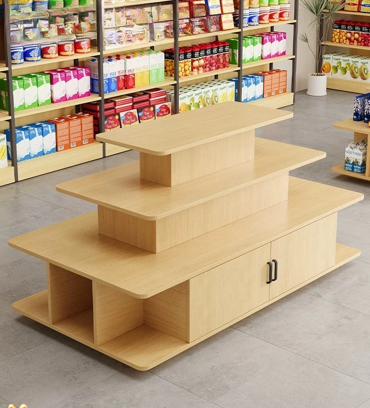 Supermarket island counter stack head promotional display rack, product display rack, stationery display cabinet, storage rack