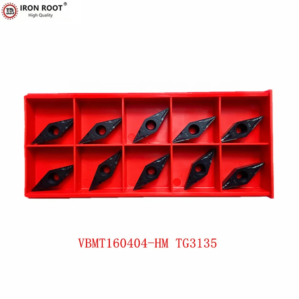 IRON ROOT,VBMT331,160404,VBMT332,160408,TG3135 CNC Metal Lathe Tool Turning Carbide Inserts For Cast Iron For SVJBR/L