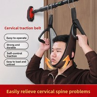 Adjustable  Neck Stretcher - Ergonomic Head Harness with Counterweight System for Cervical Disc Pressure Relief