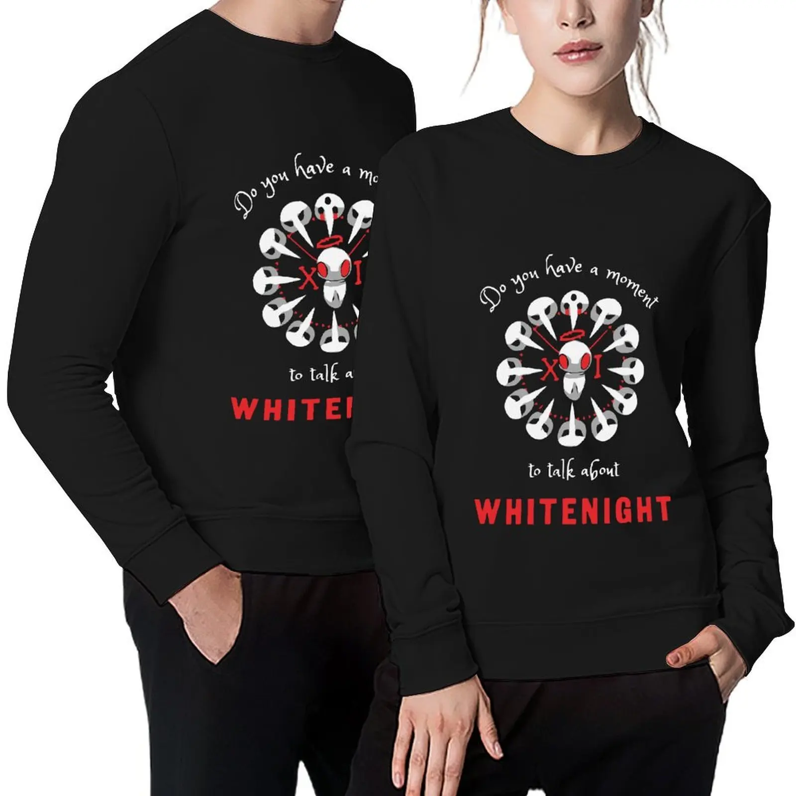 

lobotomy corporation Do You Have A Moment To Talk About WHITENIGHT Pullover clothes for men male clothes sweatshirt for men
