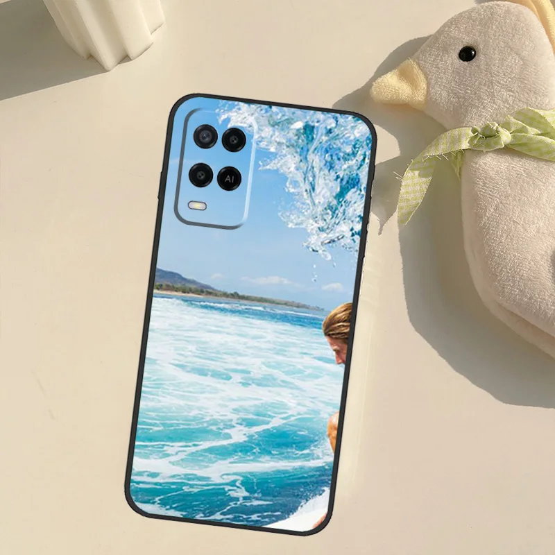 Beach Surf Board Ocean Waves For OPPO A5 A9 2020 Case For OPPO A94 A74 A54 A31 A53 A53S A83 A91 A52 A72 A15 Back Cover