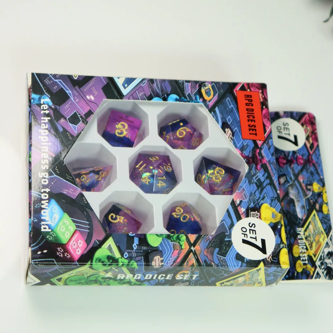 

7 шт. плавающие шелковые прозрачные полимерные остроконечные кости, разноцветные кости с сердечником для фотоигр