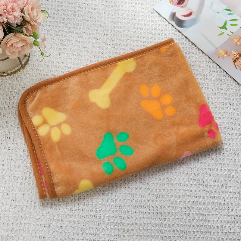 Soft Sleep Mat for Pet Blanket Puppy Kitten Blanket Bed Mat Guinea Pig Plush Mat Bed Small Animal Mat for Rabbit Hamster