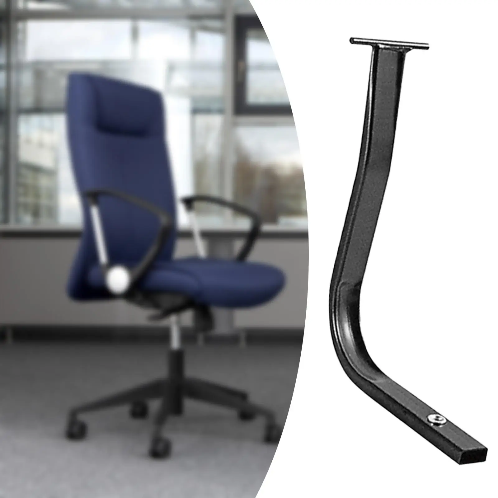 Height Adjustable Chair Swivel Plate Iron Replacement Base for Office Barber Desk Chair Home Living Room Study