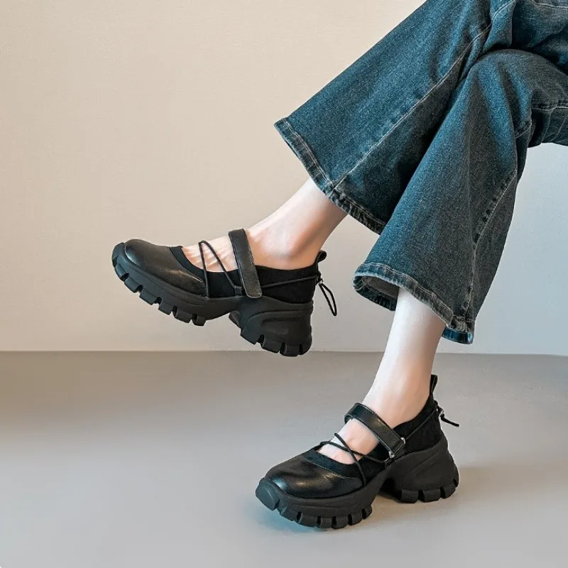 New Retro Ballet Mary Jane Shoes Fashion Soft-soled Brand Women's Sneakers and Casual Shoes Women's Sandals Zapatillas De Mujer view 4