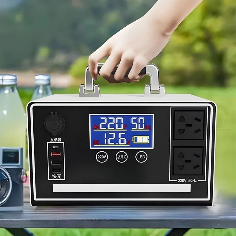 1.5KW Lithium Iron Phosphate outdoor portable power bank, portable battery, booth battery, car camping, large capacity
