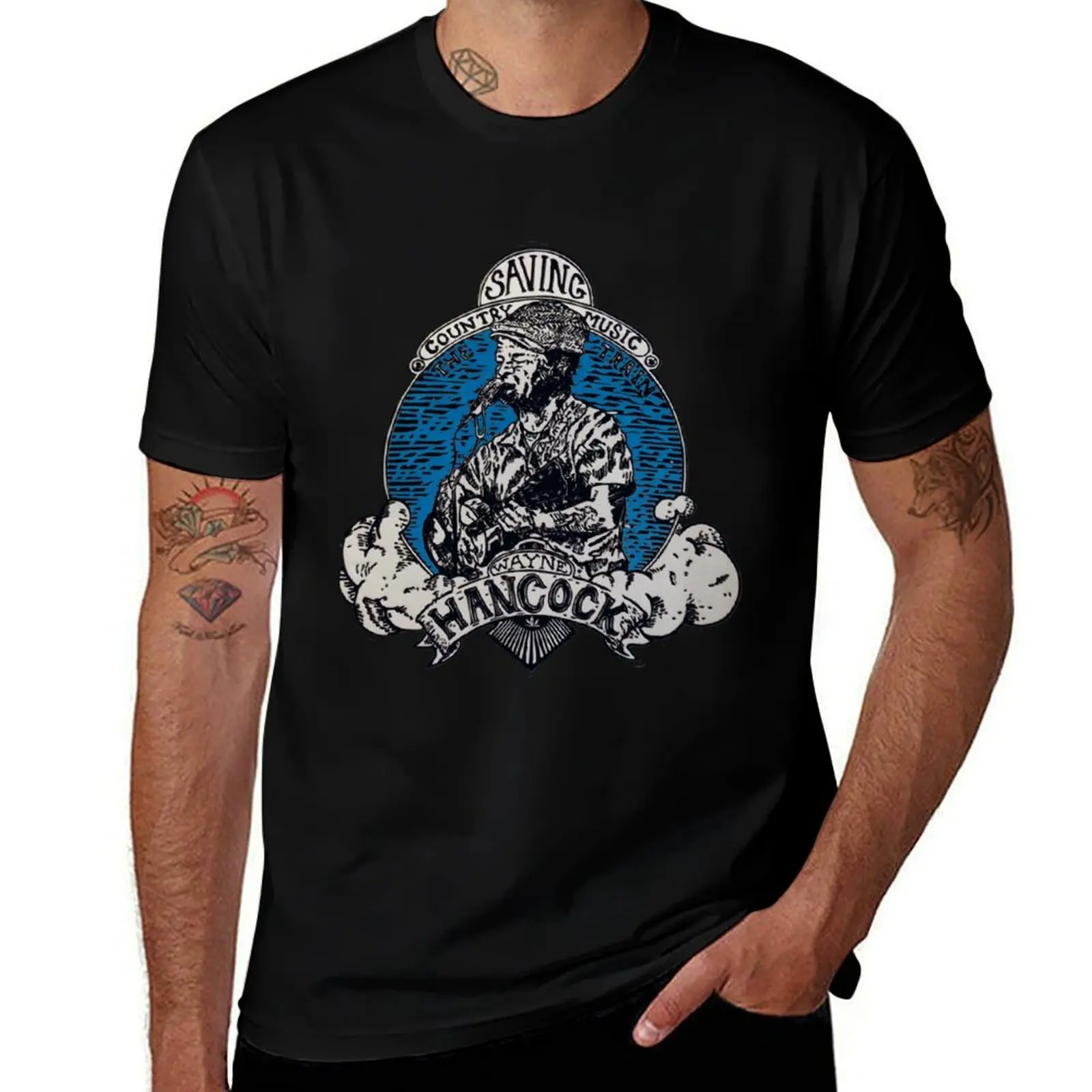 wayne the train hancock T-Shirt Work Style Casual T-Shirt