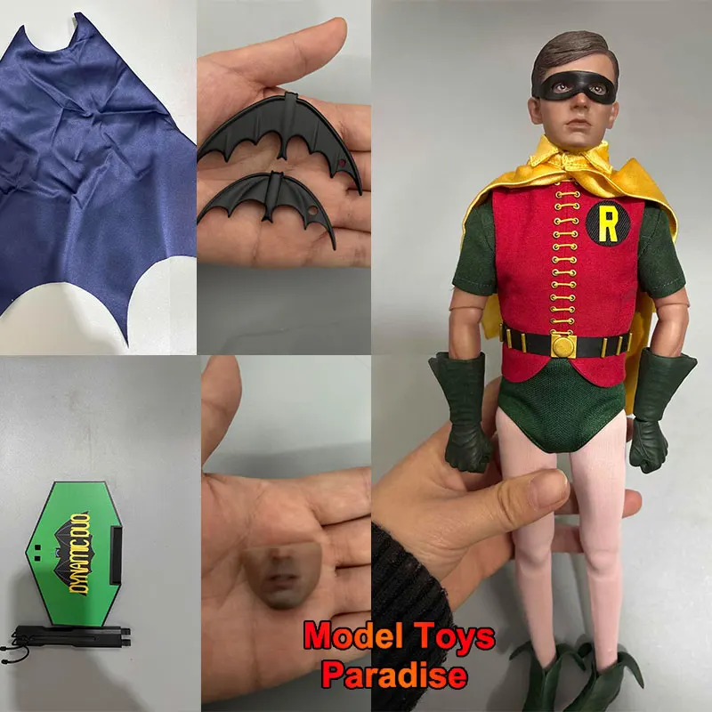 Saturn Toys ST001 1/6 Collection Toys Dynamic Duo Boots Platform Hand Cloak Model Scene Accessories Fit 12'' Action Figure Body