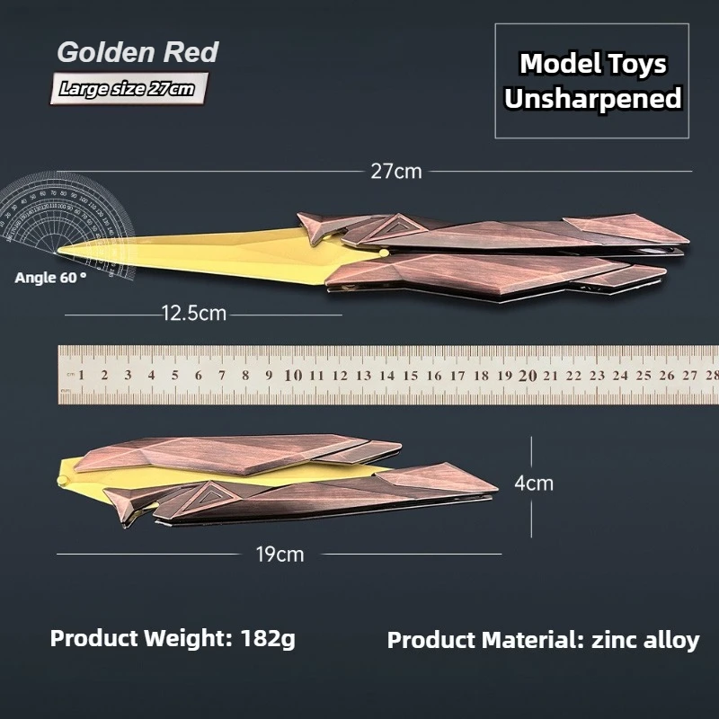 Valorant ナイフシンギュラリティ 2.0 ゲーム周辺小道具モデル蝶折り目金属おもちゃナイフ装飾品グッズギフト男の子のため