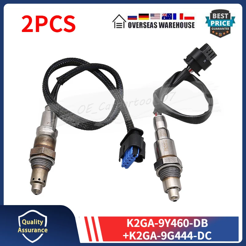 

Set Of 2 Oxygen O2 Sensor K2GA-9Y460-DB K2GA-9G444-DC For 2021 2022 2023 2024 Ford Edge 2.0L K2GZ-9F472-B K2GZ-9G444-D