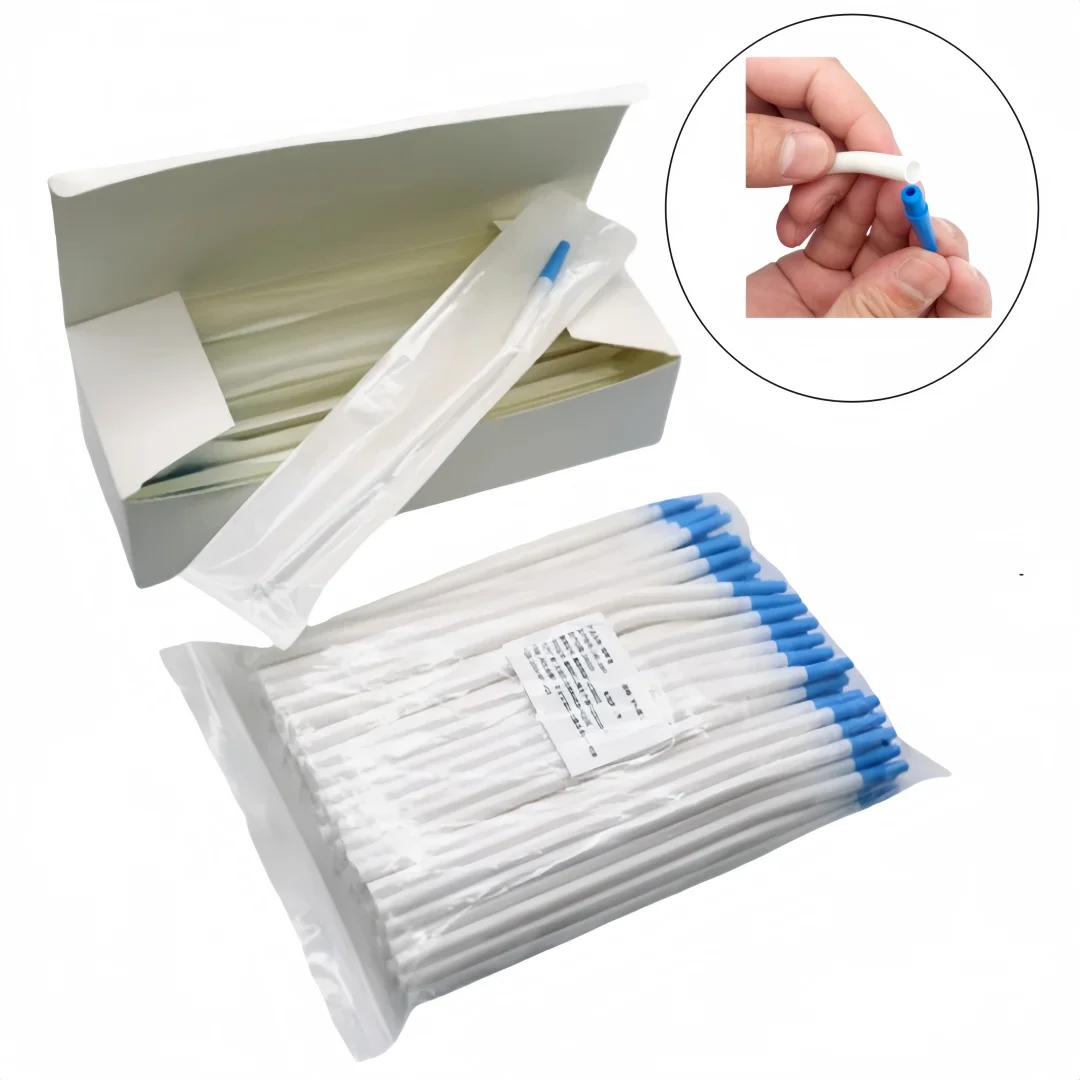 

50/100 шт. одноразовые стоматологические аспирационные трубки для слюны, инструмент для всасывания слюны в индивидуальной упаковке, пластиковая соломинка, стоматологический материал для полости рта