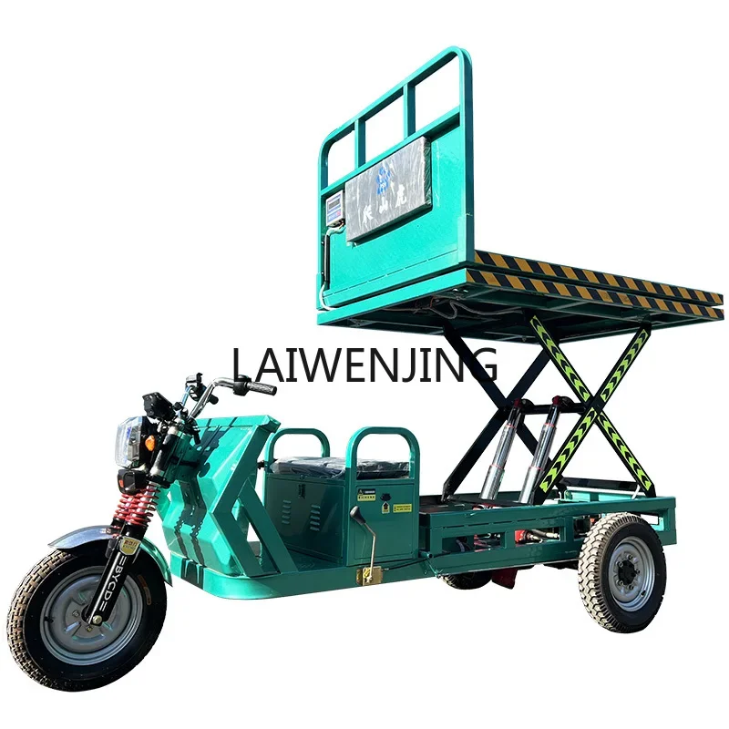 

LYN electric tricycle lifting and weighing weighbridge platform loading flatbed truck farmers' trade transportation