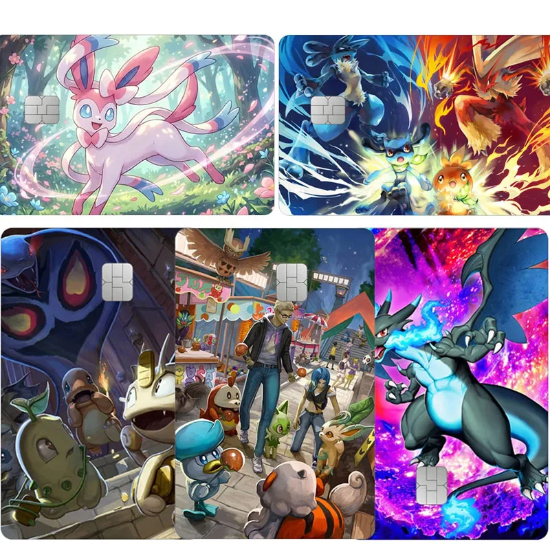 

Водонепроницаемые декоративные наклейки Diamond Eevee Card Sticker Mega Charizard X Cartoon Glaceon, коллекционные патчи, мультяшные наклейки, подарок на день рождения