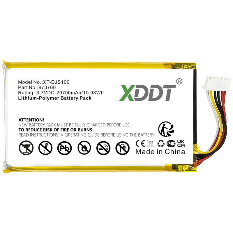 XDDT Drones Battery For DJI Spark Remote Controller Mavic Pro Air SO1A 973760 Capacity 2970mAh Color Black Type Li-Polymer