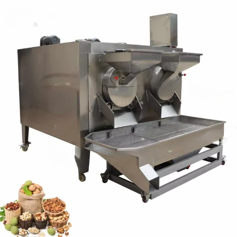 Factory Direct Industrial Electric Grains Roaster Barley Corn Sesame Beans Roasting Machine