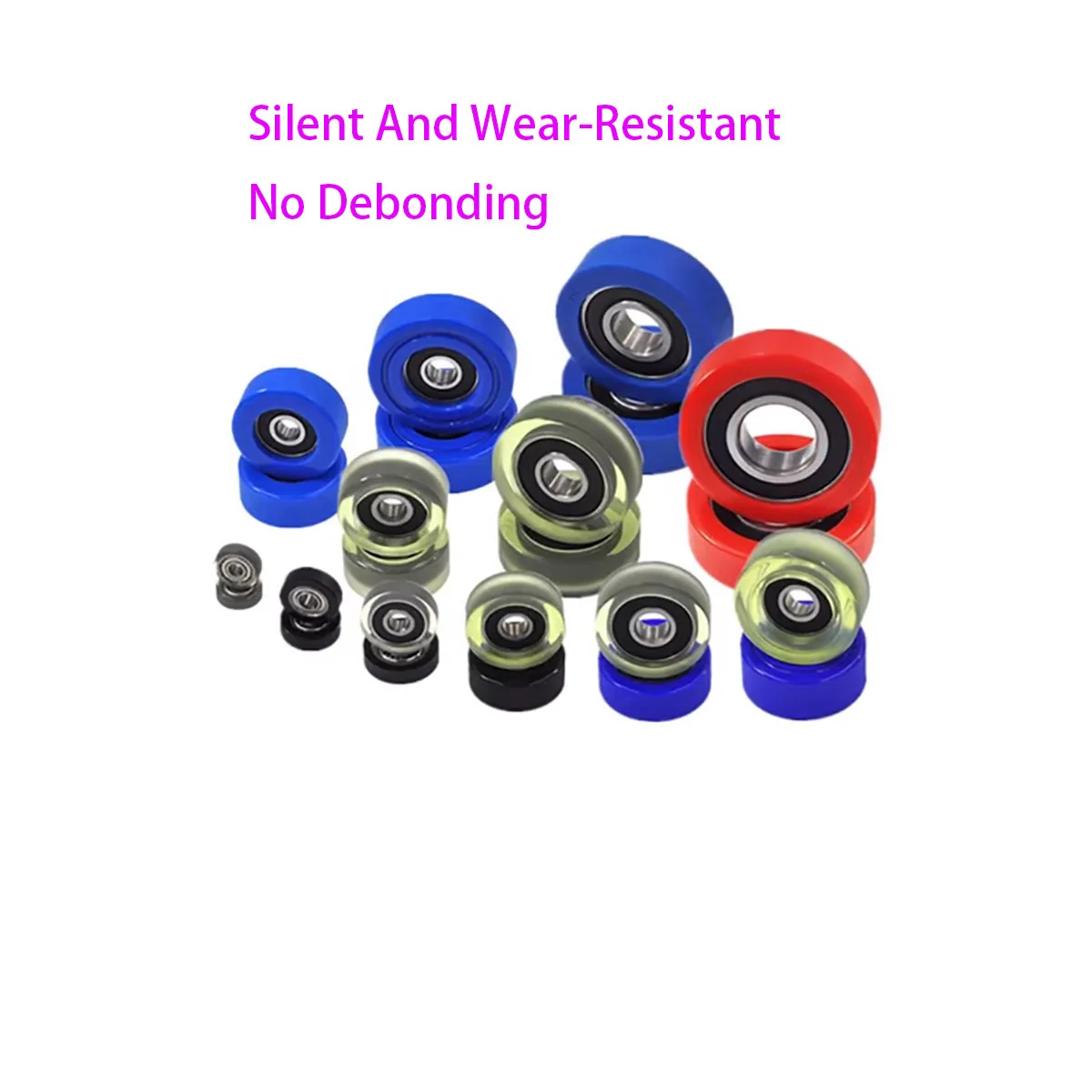 High Quality Various Polyurethane TPU Balls 626 Bearings Rubber Rollers 8/10/11/12/13/14/15-75mm