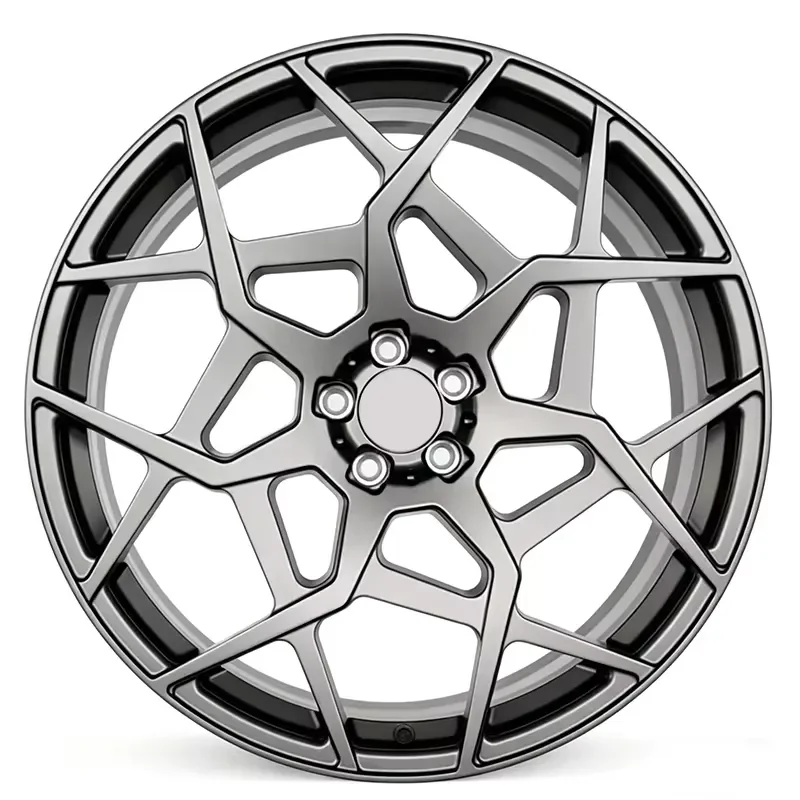 i Custom Forged Aluminium Alloy Wheels 22x9 Inch Silver Multi Spoke Design 5-Lug Retrofit/Upgrade