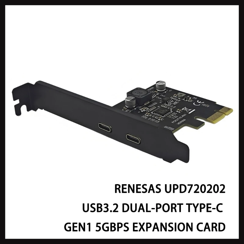  PCIExpress USB3.2 Expansion Card Adds 2 Type C Port To Your Computer