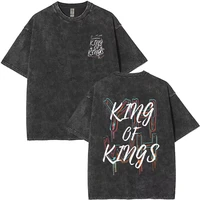 Camiseta lavada cristiana religiosa Jesús perdónlos padre hombres mujeres moda manga corta verano masculino Vintage camisetas