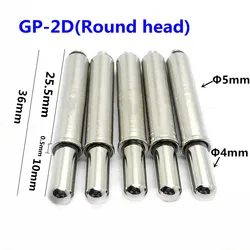 Hot Sale 50PCS GP-2D Nickel Plated Round Head Positioning Needles Spring Test Probes for Secure Component in PCB Assembly