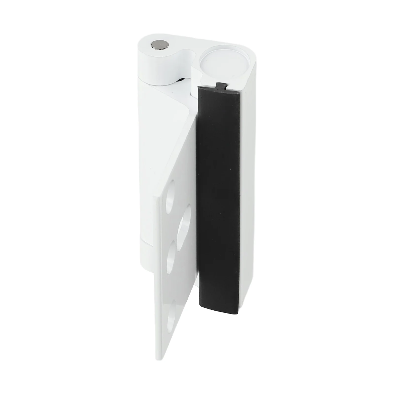 Anti-theft Door Lock Satin Nickel Door Reinforcement Lock Spring-loaded Mechanism Quick Installation Home Use For Swing-in Doors