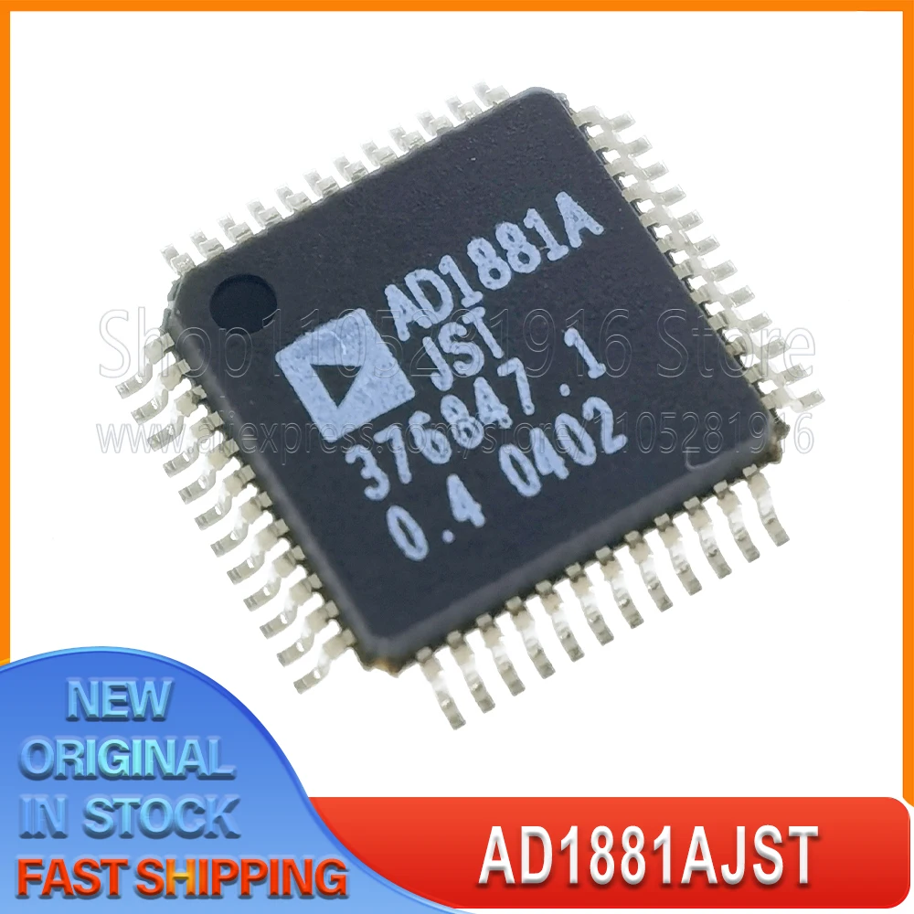 

1~20 шт./лот AD1881AJST AD1881A AC97 QFP-48 100% новый оригинальный товар в наличии на складе